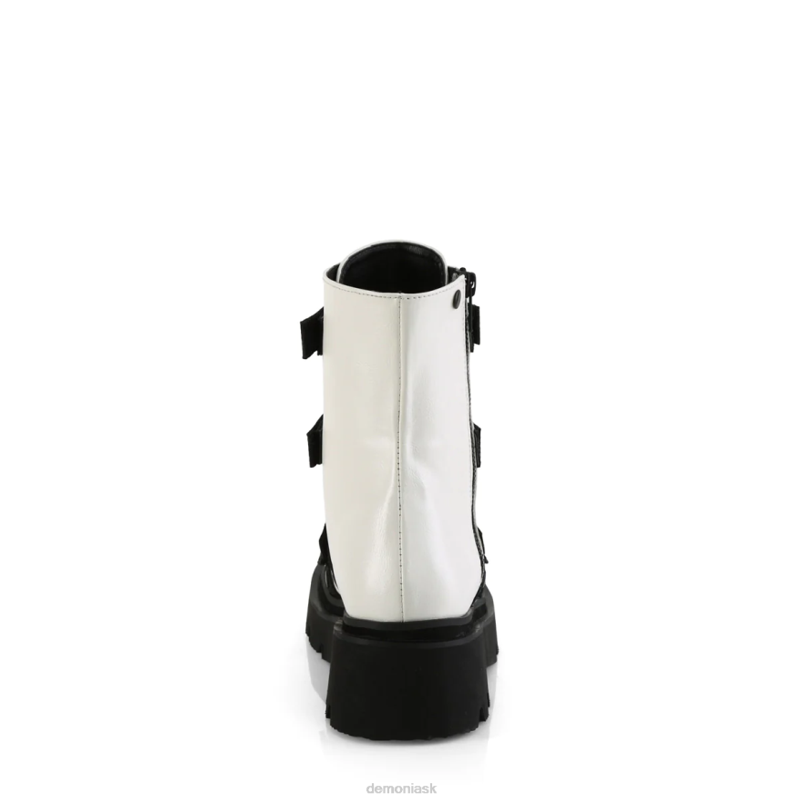 biela vegánska koža-nylon Demonia odpadlík-50 P808114