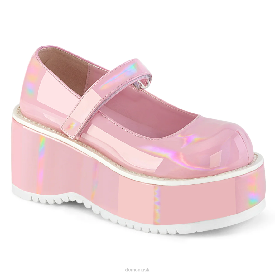 baby pink holo patent Demonia dollie-01 P808412