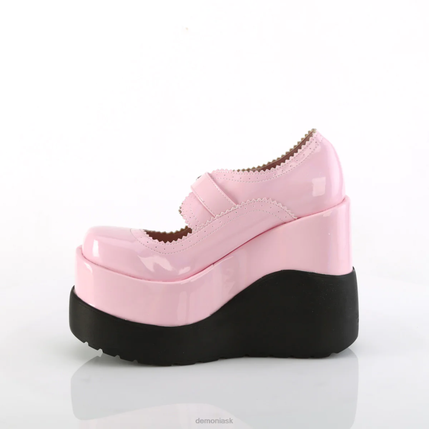 baby pink holo patent Demonia prázdnota-38 P808479