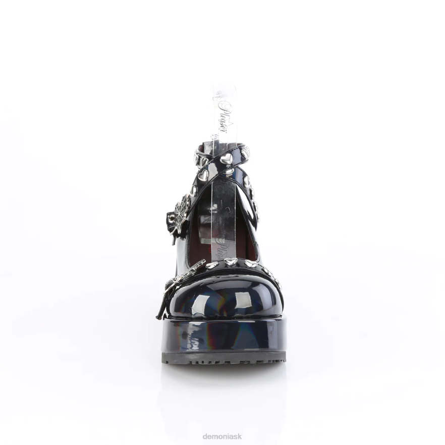 čierny holo patent Demonia kocka-25 P808405