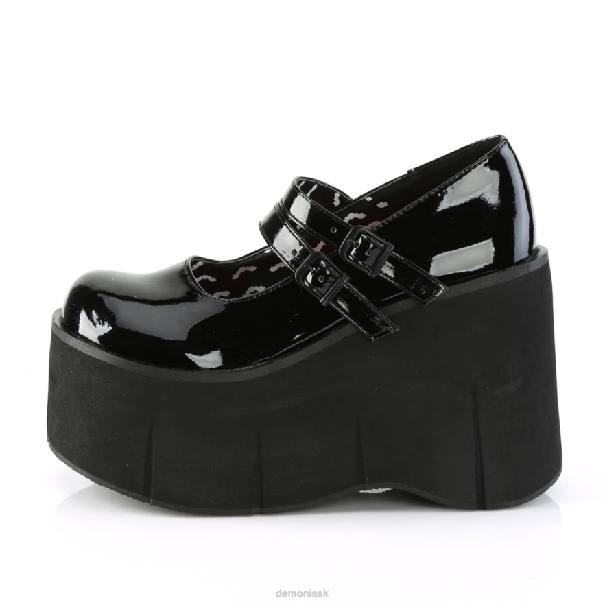 čierny patent Demonia kera-08 P808428