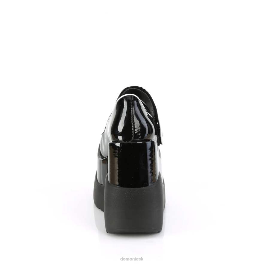čierny patent Demonia prázdnota-37 P808476