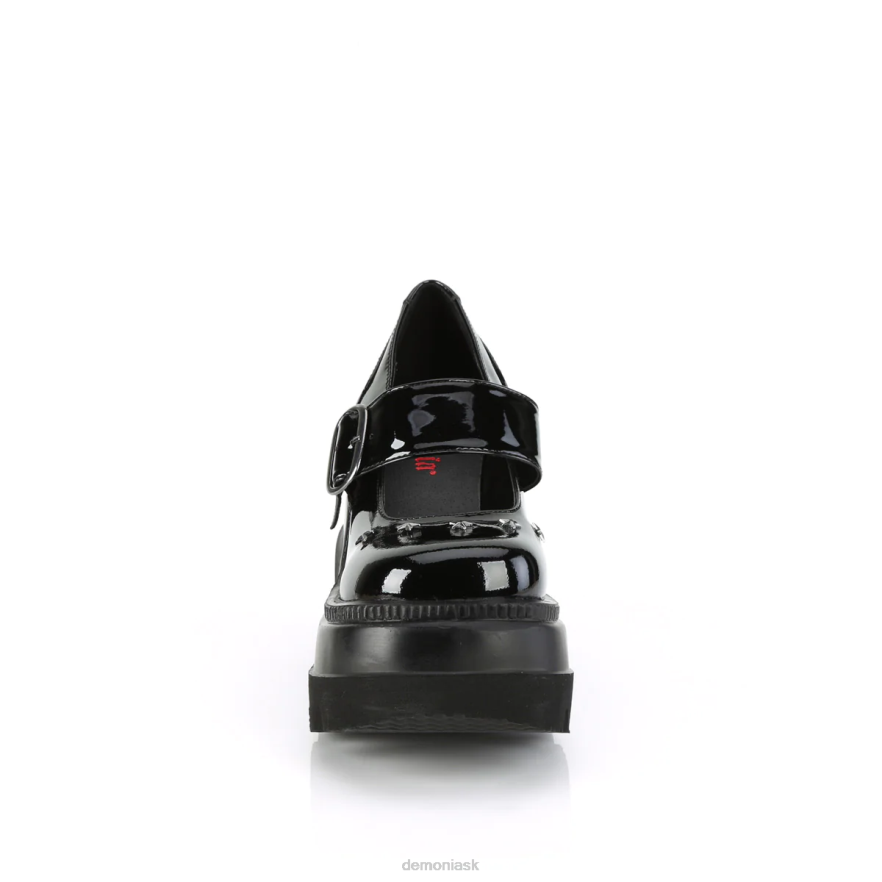 čierny patent Demonia trepačka-23 P808444